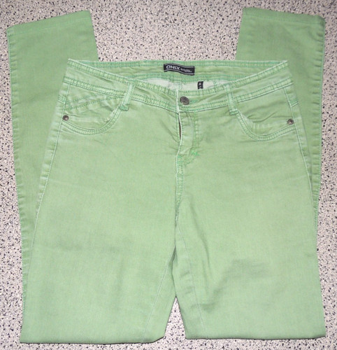 Damen jeanshose grün - grün, only
