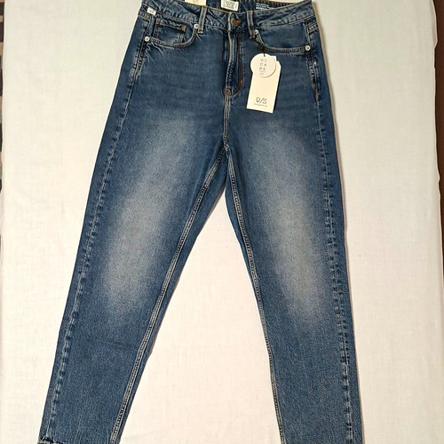 Mom ankle jeans damen blau - jeans,